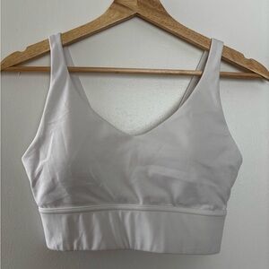 Classic White Sports Bra